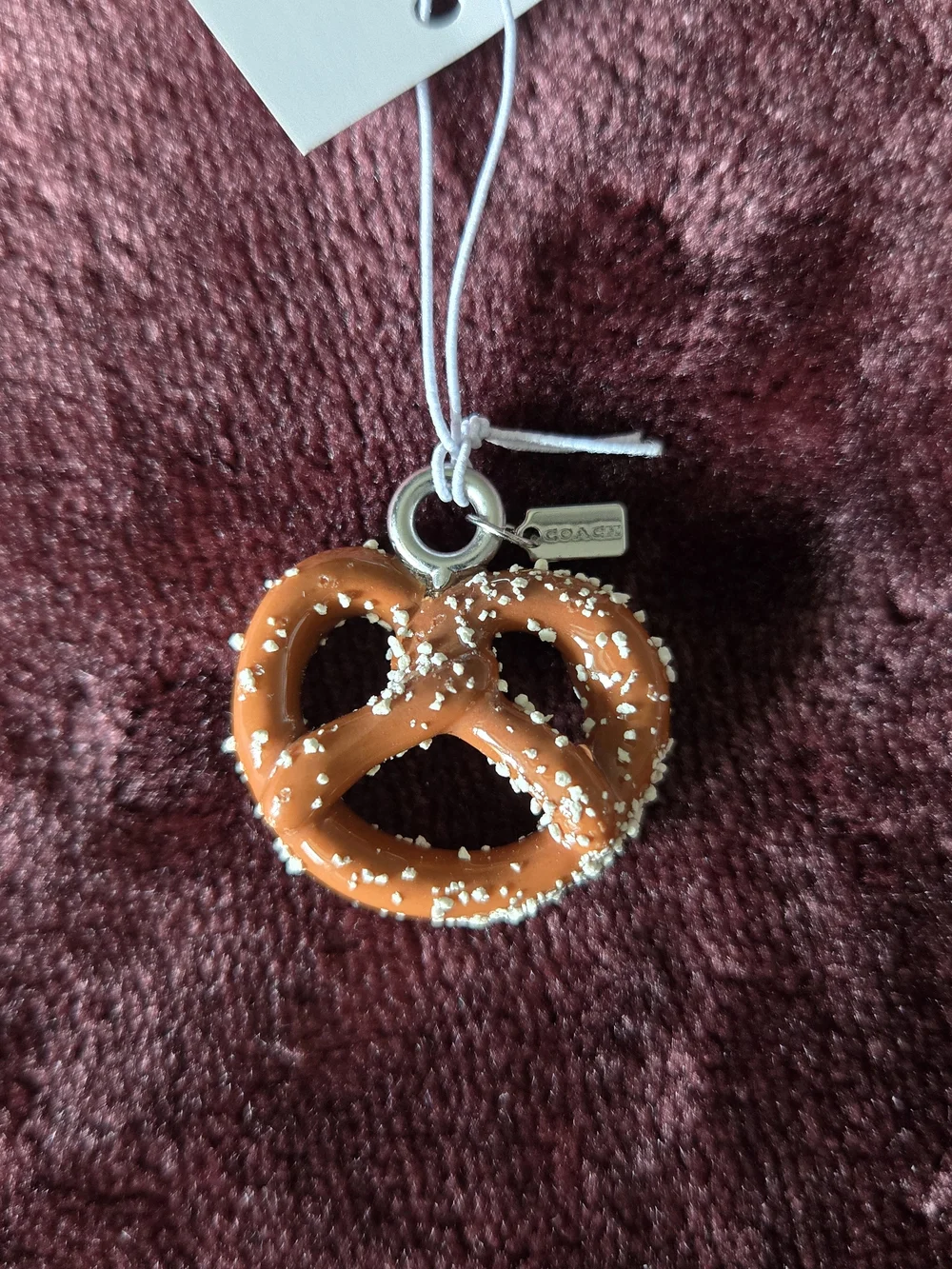 COACH Pretzel Shoe Charm Keychain Pair